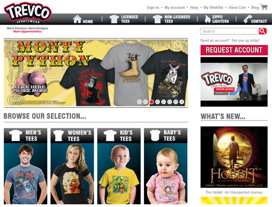 Trevco-Sportswear-homepage-screen-cap