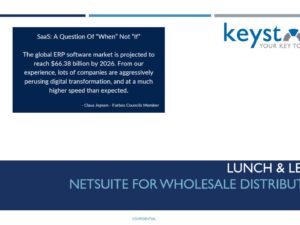 Lunch & Learn Video: NetSuite for Wholesale Distribution