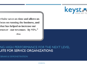 Webinar: Driving High Performance for the Next Level – NetSuite for Service Organizations