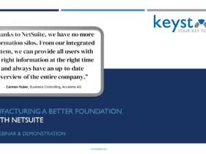 Webinar: Manufacturing a Better Foundation with NetSuite